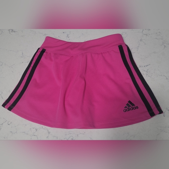 adidas Other - Adidas hot pink with black stripes skort skirt size 2T